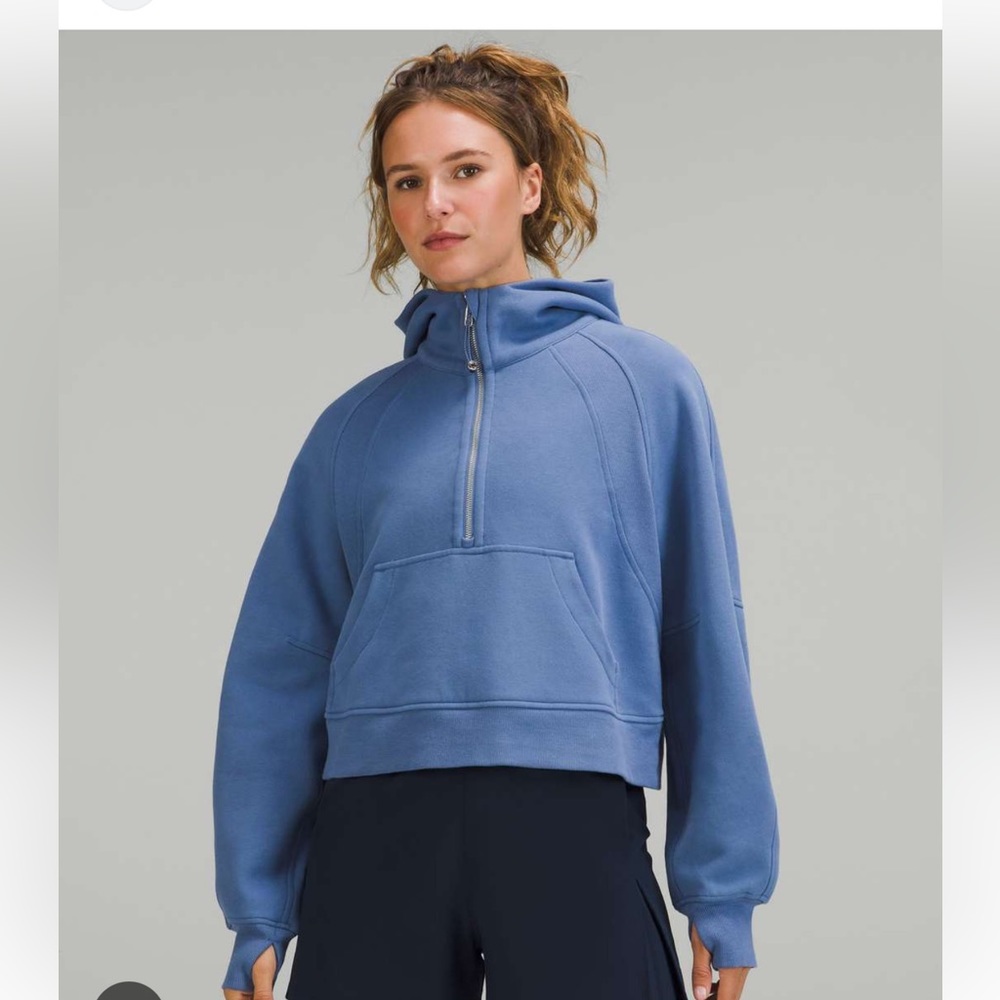 S/XS Scuba Oversized half Zip in waterdrop